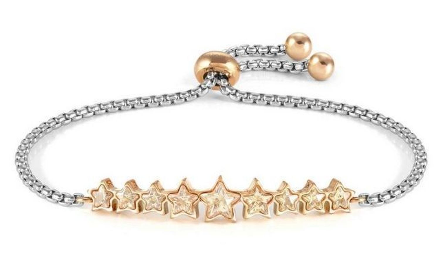 Bransoletka Nomination Złote Gwiazdki Milleluci 028012 024.jpg